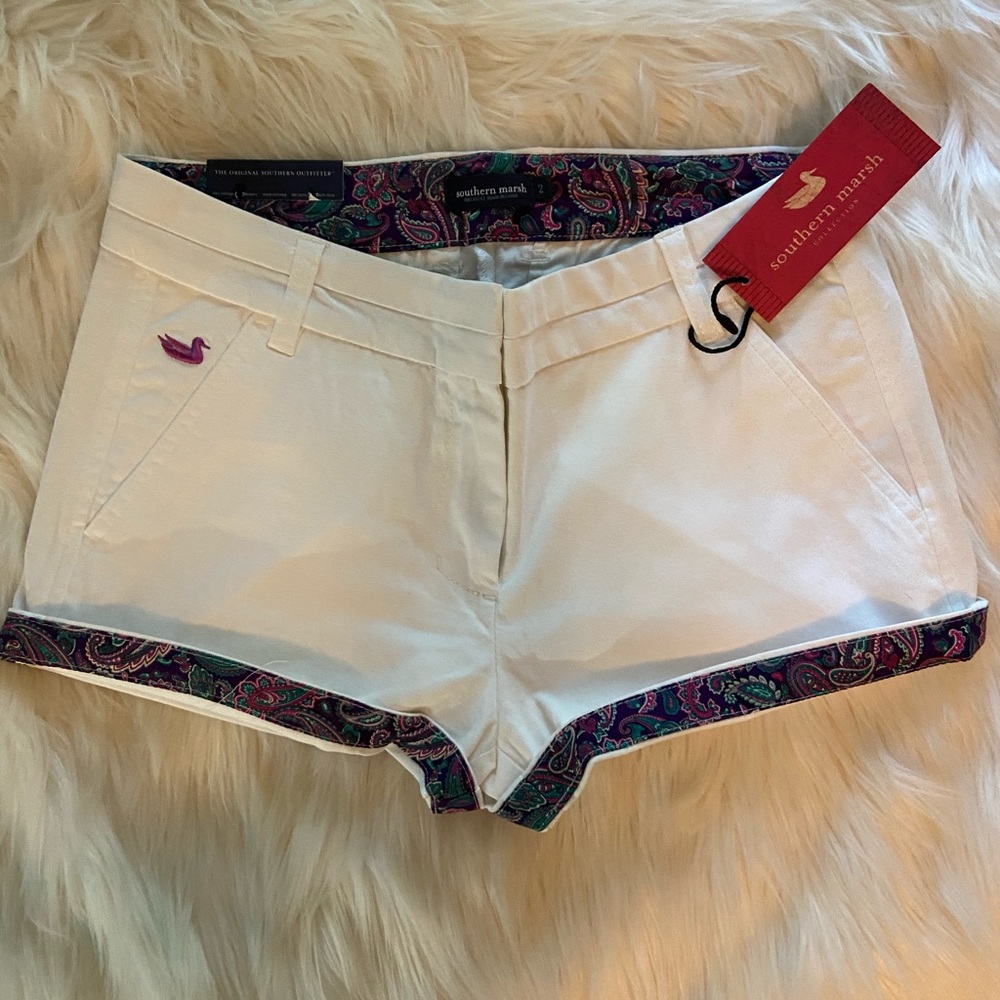 NWT Southern Marsh white shorts